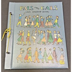 Vintage Scrapbook Photo Album Pasteup Book Refillable‎ Blank Pages Junk Journal